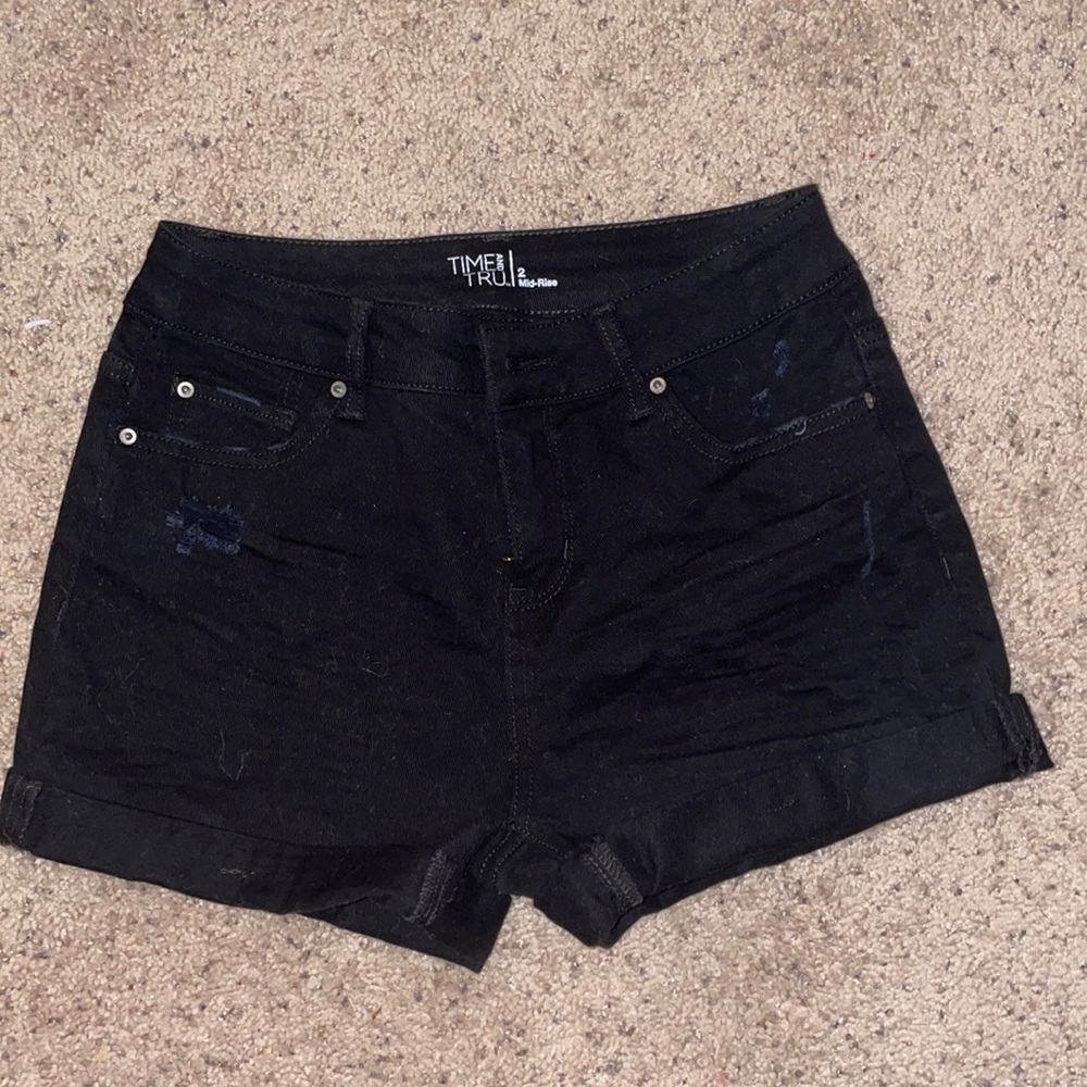 Black shorts